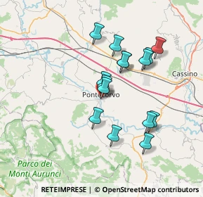 Mappa 03037 Pontecorvo FR, Italia (6.52533)