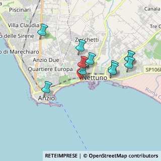 Mappa Via Antonio Gramsci, 00048 Nettuno RM, Italia (1.81273)