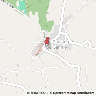 Mappa Piazza della Libertà, 13, 86010 San Giuliano del Sannio, Campobasso (Molise)