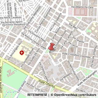 Mappa Via Zuretti, 11, 71121 Foggia, Foggia (Puglia)