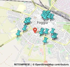 Mappa Via Pellico Silvio, 71122 Foggia FG, Italia (0.8905)