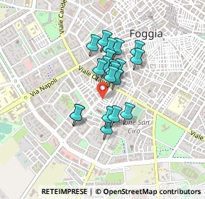 Mappa Via Pellico Silvio, 71122 Foggia FG, Italia (0.3145)