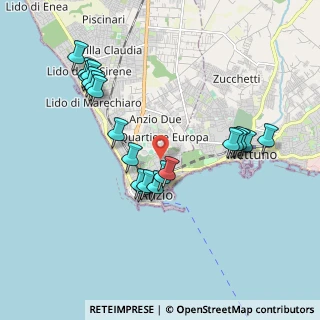 Mappa Via Roselle, 00042 Anzio RM, Italia (2.048)