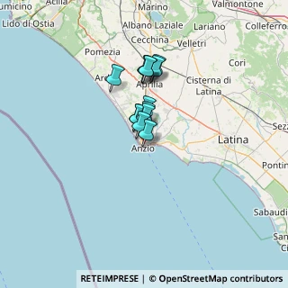 Mappa Via Penelope, 00042 Anzio RM, Italia (8.83)
