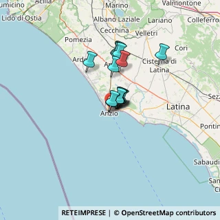 Mappa Via Penelope, 00042 Anzio RM, Italia (8.98333)