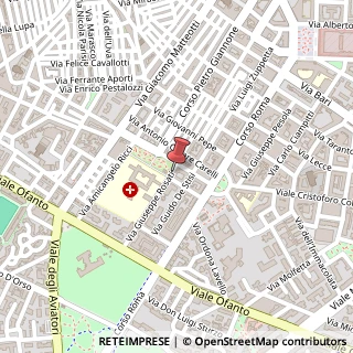 Mappa Via Giuseppe Rosati, 137/A, 71121 Foggia, Foggia (Puglia)
