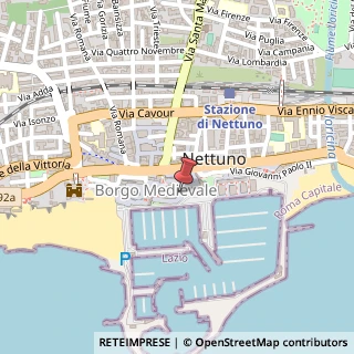 Mappa Via Stefano Porcari, 10, 00048 Nettuno, Roma (Lazio)