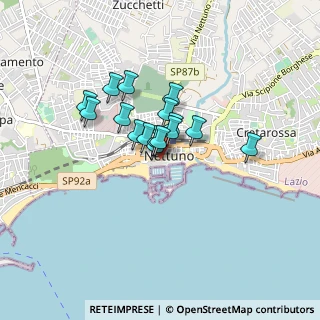 Mappa Via Stefano Porcari, 00048 Nettuno RM, Italia (0.59188)