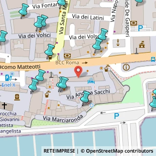 Mappa Via Stefano Porcari, 00048 Nettuno RM, Italia (0.107)