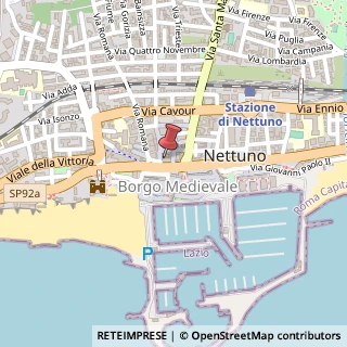 Mappa Piazza Giuseppe Mazzini, 10, 00048 Nettuno, Roma (Lazio)