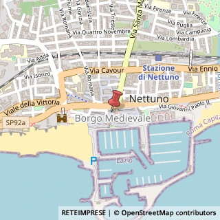 Mappa Piazza Giuseppe Mazzini, 27, 00048 Nettuno, Roma (Lazio)