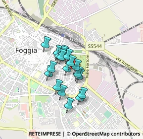 Mappa Via Nazzareno Strampelli, 71121 Foggia FG, Italia (0.5905)