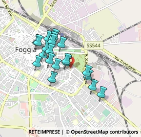 Mappa Via Nazzareno Strampelli, 71121 Foggia FG, Italia (0.789)