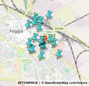 Mappa Via Nazzareno Strampelli, 71121 Foggia FG, Italia (0.678)