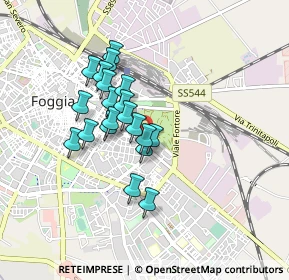 Mappa Via Nazzareno Strampelli, 71121 Foggia FG, Italia (0.7175)