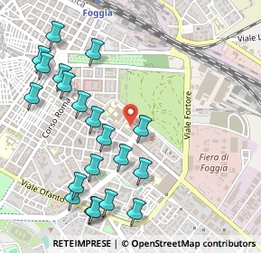 Mappa Via Nazzareno Strampelli, 71121 Foggia FG, Italia (0.6325)