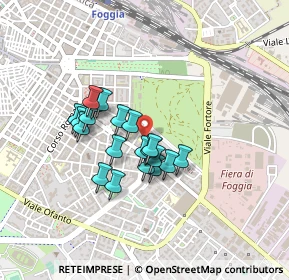 Mappa Via Nazzareno Strampelli, 71121 Foggia FG, Italia (0.347)