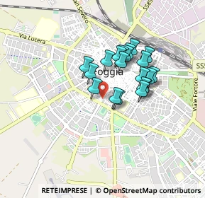 Mappa Piazza Fratelli Bandiera, 71121 Foggia FG, Italia (0.684)