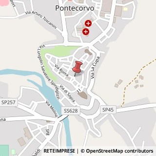 Mappa Via XX Settembre, 3, 03037 Pontecorvo, Frosinone (Lazio)