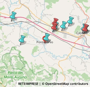 Mappa Via Mura Sant'Andrea, 03037 Pontecorvo FR, Italia (9.33727)