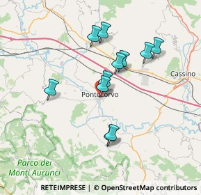 Mappa Via Mura Sant'Andrea, 03037 Pontecorvo FR, Italia (6.56)