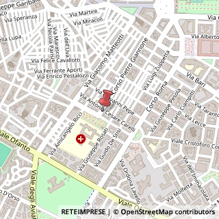 Mappa Corso Pietro Giannone, 173, 71121 Foggia, Foggia (Puglia)