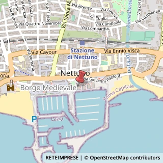 Mappa Porto Turistico, 00048 Nettuno, Roma (Lazio)