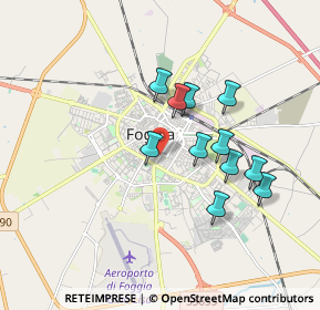 Mappa Via Massaua, 71121 Foggia FG, Italia (1.61455)