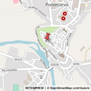 Mappa Vicolo San Paolo, 6, 03037 Pontecorvo, Frosinone (Lazio)