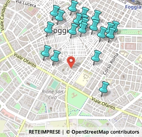 Mappa Piazza Ugo Foscolo, 71121 Foggia FG, Italia (0.583)