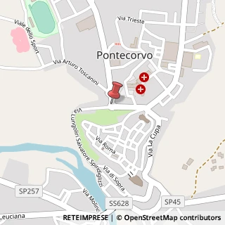Mappa Via San Giovanni Battista, 49, 03037 Pontecorvo, Frosinone (Lazio)