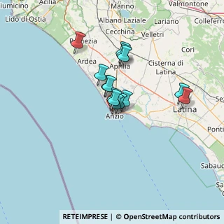 Mappa Via Calcare, 00042 Anzio RM, Italia (9.96214)