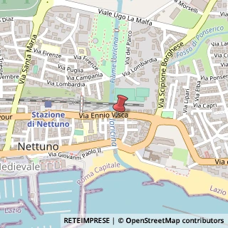 Mappa Via Ennio Visca, 34, 00048 Nettuno, Roma (Lazio)
