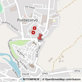 Mappa Via la Cupa, 23, 03037 Ceprano, Frosinone (Lazio)