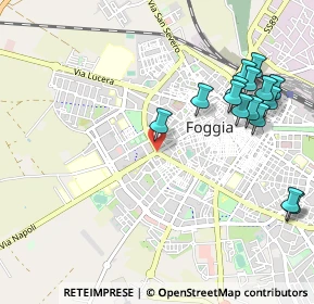 Mappa Via Napoli 6 Presso Medigit, 71121 Foggia FG, Italia (1.27533)