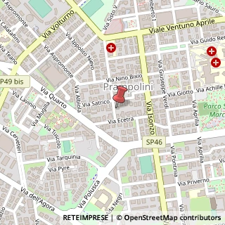 Mappa Via Francesco Ferrucci, 55, 04100 Latina, Latina (Lazio)
