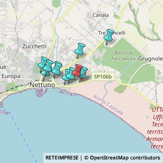 Mappa Via Metauro, 00048 Nettuno RM, Italia (1.42)