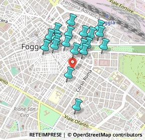 Mappa Via Pietro Scrocco, 71121 Foggia FG, Italia (0.412)