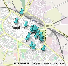 Mappa Via Alvarez, 71121 Foggia FG, Italia (0.5755)