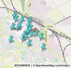 Mappa Via Francesco Rotundi, 71121 Foggia FG, Italia (0.909)