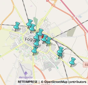 Mappa Via Francesco Rotundi, 71121 Foggia FG, Italia (1.545)