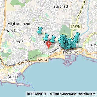 Mappa Via Zaccaria Negroni, 00048 Nettuno RM, Italia (0.75)
