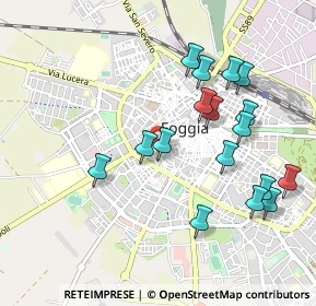 Mappa Via Nicolò Borrelli, 71121 Foggia FG, Italia (1.05412)