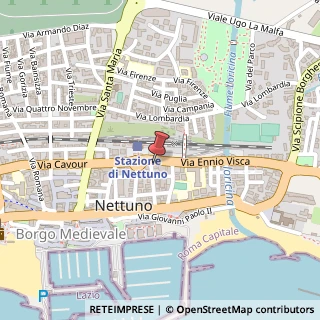 Mappa Via Ennio Visca, 2/A, 00048 Nettuno, Roma (Lazio)