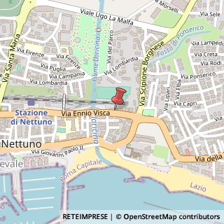 Mappa Via Ennio Visca, 37, 00048 Nettuno, Roma (Lazio)