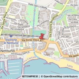 Mappa Via Ennio Visca, 38, 00048 Nettuno, Roma (Lazio)