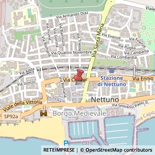 Mappa Via donati capitano umberto 10, 00048 Nettuno, Roma (Lazio)