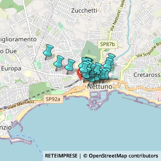 Mappa Via Isonzo, 00048 Nettuno RM, Italia (0.407)