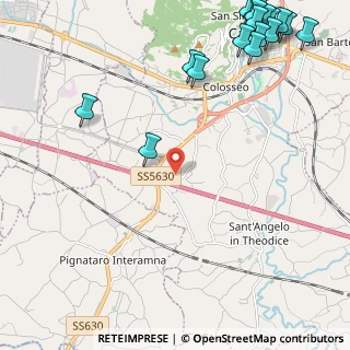 Mappa Via San Nicola, 03043 Cassino FR, Italia (3.69211)