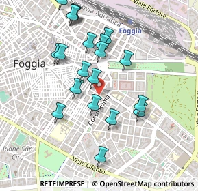 Mappa Via Luigi Zuppetta, 71121 Foggia FG, Italia (0.5)